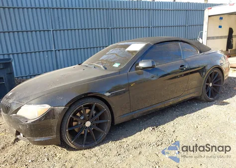 2006 BMW 650I из США, поврежденный, VIN WBAEK13436CN76142